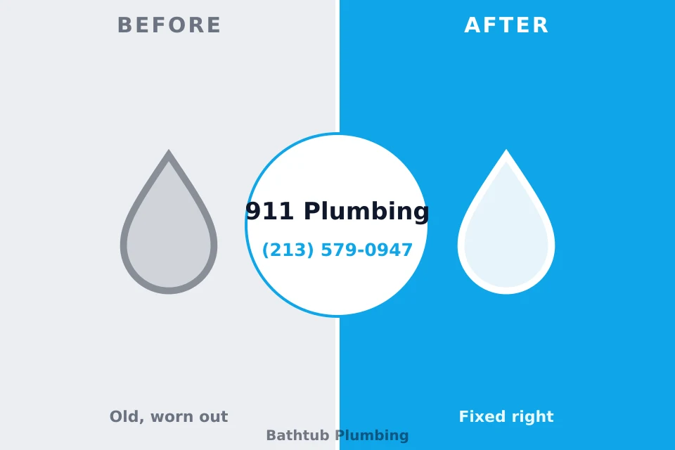 Before and after: plumbing repair Berry College, GA